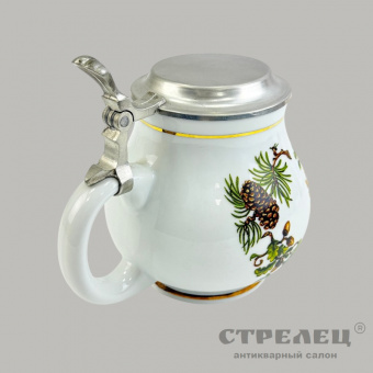 фото — кружка пивная с крышкой «утки»